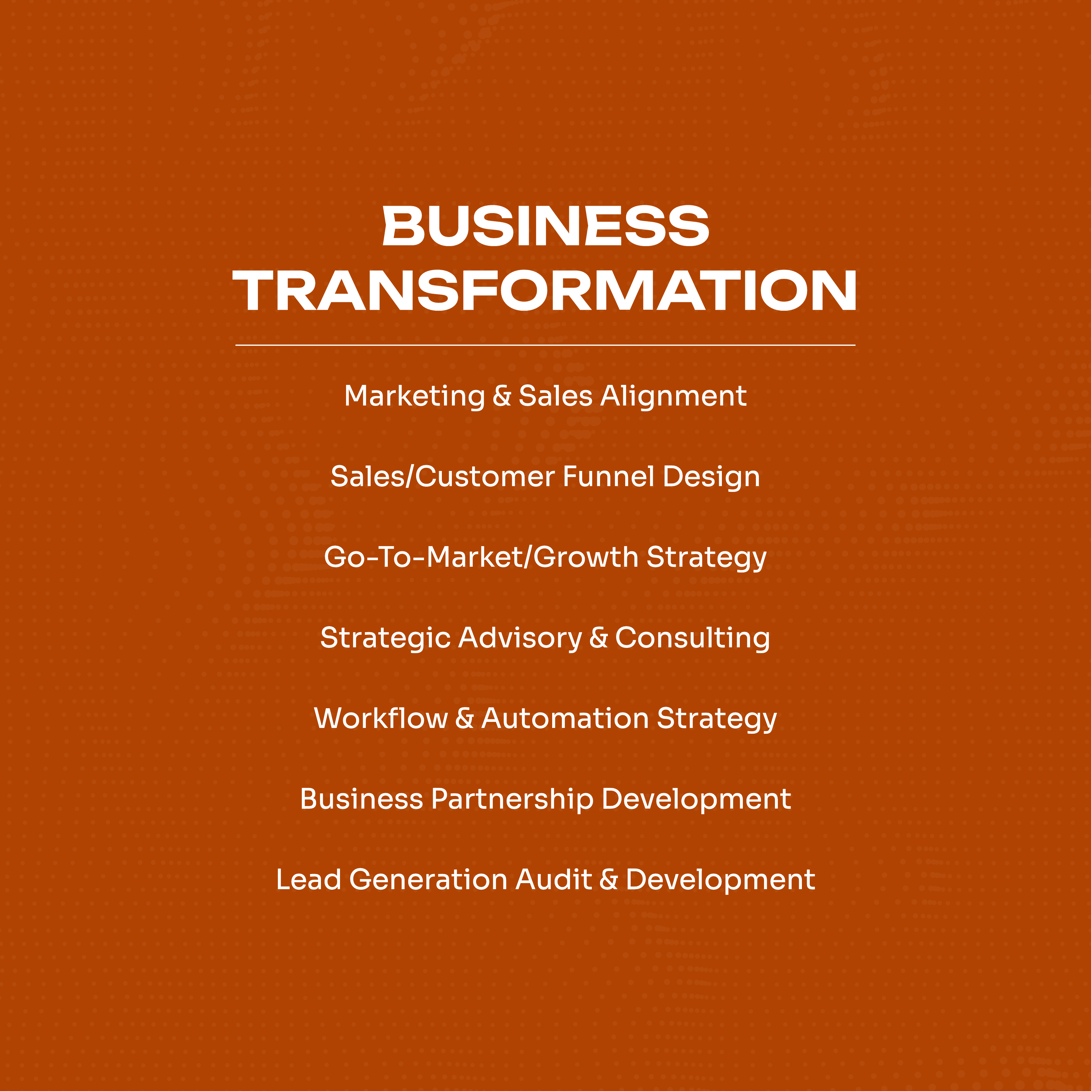Business Transformation Strategic Solutions